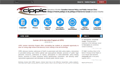 Desktop Screenshot of cippic.ca